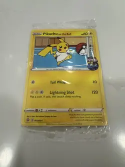 Pikachu On The Ball 001/005 Special Futsal Promo Pokemon Card New & Sealed - Image 2