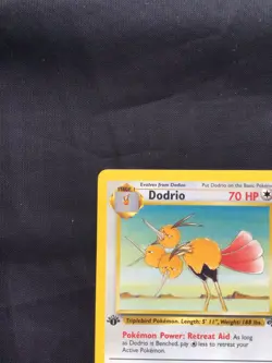Pokemon Cards: Jungle 1st Edition Uncommon: Dodrio 34/64 - Image 2
