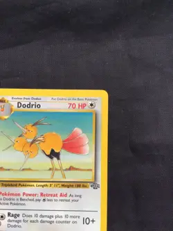 Pokemon Cards: Jungle 1st Edition Uncommon: Dodrio 34/64 - Image 3