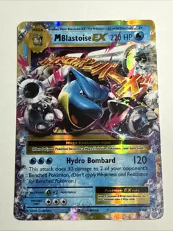 M Blastoise EX Holo 22/108 XY - Evolutions Ultra Rare Pokemon Card LP - Image 1