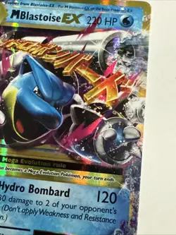 M Blastoise EX Holo 22/108 XY - Evolutions Ultra Rare Pokemon Card LP - Image 5