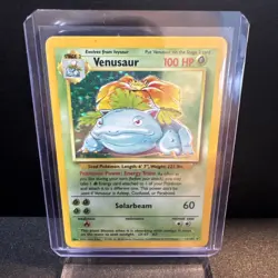 Pokemon TCG Venusaur Base Set Holo Rare Card 15/102 - Image 1