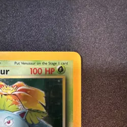 Pokemon TCG Venusaur Base Set Holo Rare Card 15/102 - Image 4
