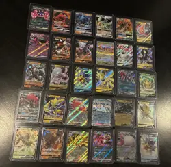 Pokemon 30 Card LOT ALL RR DOUBLE RARE AND ALL IN TOP LOADERS Japanese Chinese - Image 1