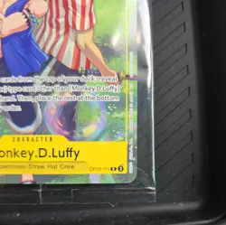 One Piece CCG Monkey.D.Luffy OP10-111 Rare Promo Card Factory Sealed Minor Dent - Image 2