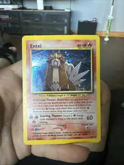 Entei Holo Rare Neo Revelation 6/64 Vintage Pokemon Card WOTC - Image 1