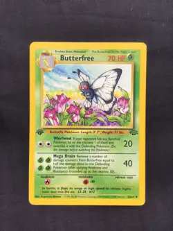 Pokemon Cards: Jungle 1st Edition Uncommon: Butterfree 33/64 - Image 1