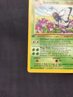 Pokemon Cards: Jungle 1st Edition Uncommon: Butterfree 33/64 - Image 5