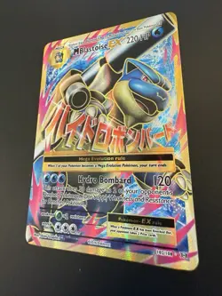 Pokemon TCG Mega M Blastoise EX Evolutions Full Art Ultra Rare Holo Card 102/108 - Image 2
