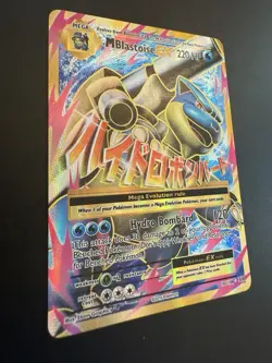 Pokemon TCG Mega M Blastoise EX Evolutions Full Art Ultra Rare Holo Card 102/108 - Image 3