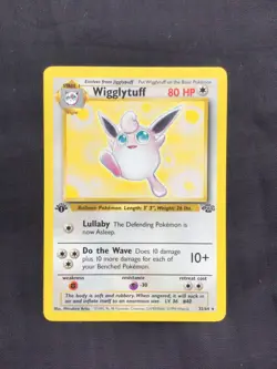 Pokemon Cards: 1st Edition Jungle Rare: Wigglytuff 32/64 - Image 1