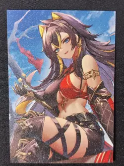 Dehya Goddess Story Doujin Frosted Waifu Trading Card Genshin Impact - Image 1