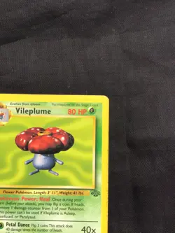 Pokemon Cards: 1st Edition Jungle Rare: Vileplume 31/64 - Image 3