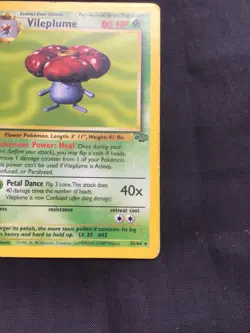 Pokemon Cards: 1st Edition Jungle Rare: Vileplume 31/64 - Image 4
