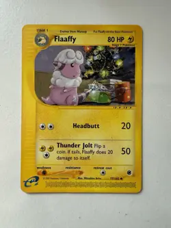 Pokemon TCG Flaaffy Expedition Card 77/165 Regular Uncommon - Image 1