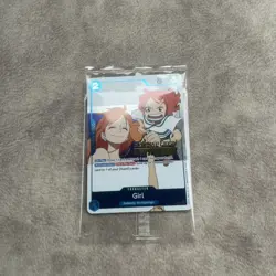 Op14 Pre Release Event Winner Girl P-096 One Piece Tcg English Sealed Card Game - Image 1