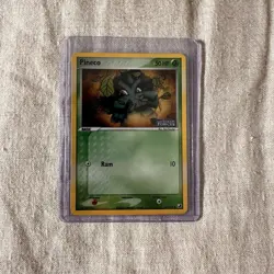 Pineco EX Unseen Forces Stamped Holo Rare 2005 Pokemon Card - Image 1