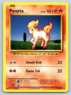 Ponyta - Evolutions XY 19/108 Pokemon TCG Card MP - Image 1