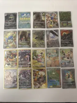 Pokemon 20 Card Lot Near Mint Special Illustration, Trainer Gallery Ralts - Image 1