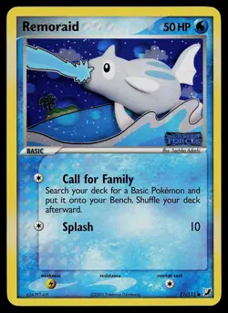 Pokemon Card - Remoraid Unseen Forces 71/115 Common Reverse Holo Stamped - Image 1