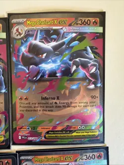 Mega Charizard Ex 013/094 Phantasmal Flames Lot Of 5 Cards - Image 2