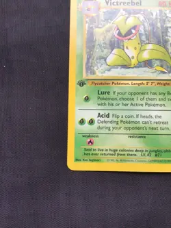 Pokemon Cards: 1st Edition Jungle Rare: Victreebel 30/64 - Image 5