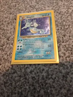 Pokemon Kingdra Neo Genesis TCG Holo Card 8/111 Unlimited Rare Vintage - Image 1