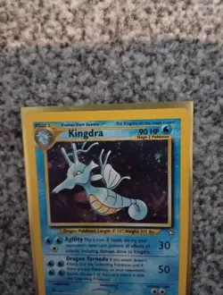 Pokemon Kingdra Neo Genesis TCG Holo Card 8/111 Unlimited Rare Vintage - Image 2