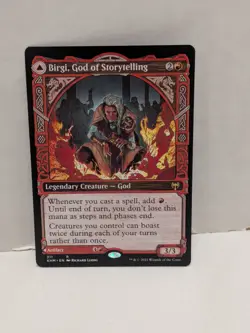 MTG Birgi, God of Storytelling (Showcase) Kaldheim Regular #311 NM - Image 1
