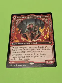 MTG Birgi, God of Storytelling (Showcase) Kaldheim Regular #311 NM - Image 3