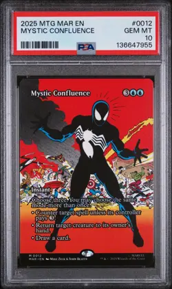 PSA 10 Mystic Confluence Mythic Magic Gathering Spider-Man Non Foil POP 5💎💫 - Image 1