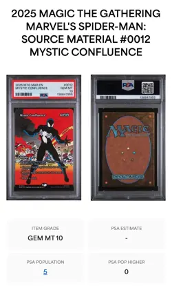 PSA 10 Mystic Confluence Mythic Magic Gathering Spider-Man Non Foil POP 5💎💫 - Image 3