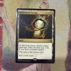 Magic the Gathering MTG Multiversal Passage Near Mint - Image 1