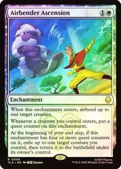 Airbender Ascension Foil Avatar: The Last Airbender NM MTG - Image 1