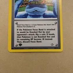 Pokemon TCG Focus Band 86/111 - 1st Edition Neo Genesis WOTC Vintage - Mint - Image 3