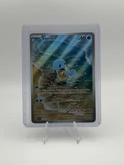 Pokemon TCG Squirtle 170/165 Sv: Scarlet & Violet 151 Illustration Rare Holo NM - Image 3