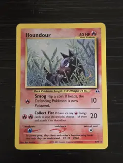 Pokemon Houndour Neo Discovery Holo 5/75 - Image 2