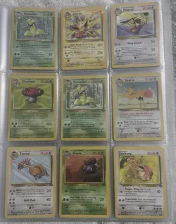 Pokemon TCG Vintage Jungle, Fossil, Rocket Collection Binder -Various Conditions - Image 1
