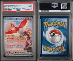 Pokemon TCG Ethan's Ho-Oh ex 230/182 Sv10 Special Illustration Rare Holo PSA 9 - Image 3