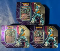 Pokemon Paradox Destinies Tin - Iron Crown EX Brand New! Factory Sealed Lot of 3 - Image 1