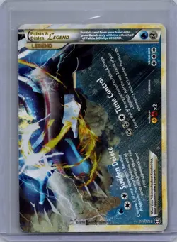 Palkia & Dialga Legend 102/102 Bottom - HGSS Triumphant Holo Pokemon TCG LP - Image 1