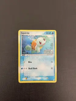 Squirtle #63/100 Stamped Crystal Guardians Reverse Holo Pokemon TCG 2006 - Image 2