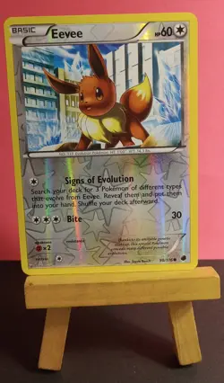 Pokemon TCG Eevee 90/116 Plasma Freeze Common Reverse Holo Lightly Played+ - Image 3
