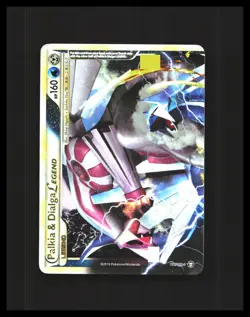 Palkia & Dialga Legend (TOP) Pokemon Triumphant 101/102 HOLO ULTRA RARE LP - Image 1