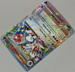 Pokemon Stellar Crown Cinderace ex Stage 2 Double Rare HoloFoil #028/142 - Image 5