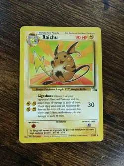 Pokemon Fossil Raichu 29/75 Non Holo NM - Image 1