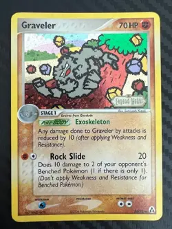 Pokemon TCG Legend Maker Reverse Holo Stamped Graveler 34/92 LP - Image 1