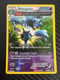 Pokemon TCG Nidoqueen (Omega) 69/160 XY-Primal Clash Reverse Holo MP/HP - Image 1