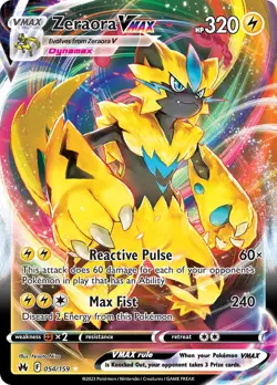 Zeraora VMAX - 054/159 - Crown Zenith - NM - Pokemon - Read Desc. - Image 1