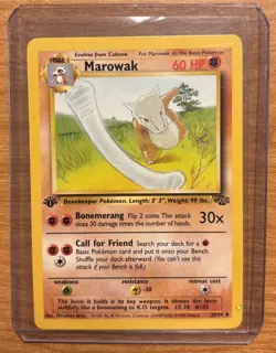 Pokemon TCG Marowak 39/64 Jungle Uncommon 1st Edition WOTC 1999 NM NP - Image 1